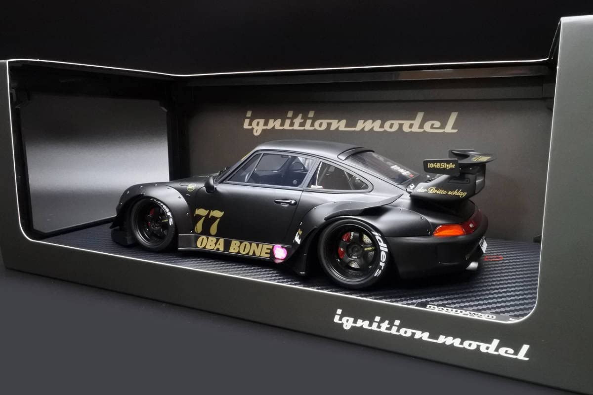 AUTOart 1/18 RWB993 マットブラック Amazon | AUTOart 1/18 RWB 993 (マット・ブラック/ゴールド